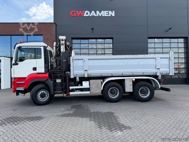 Самоскид з краном-маніпулятором MAN TGS 26.360 6x6 Kipper / Z kraan Euro 5