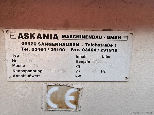 Гвинтовий конвеєр, 9,4 м Askania TSF315