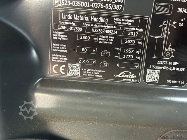  Linde E 25/600 HL-01