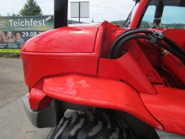 कठोर टेलीहैंडलर Manitou MT 620 mit Palettengabel (6m - 2 Ton.)