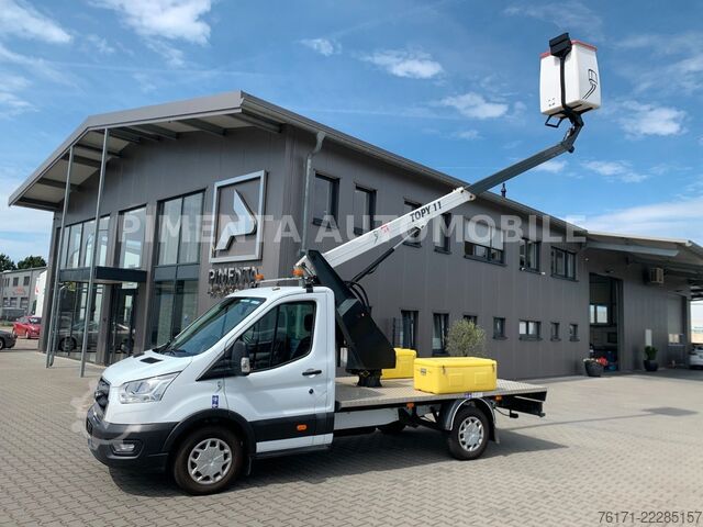 Lastbilsmonterad arbetsplattform FORD Transit 2.0 TDCI Hubarbeitsbühne Topy11 11m RFK