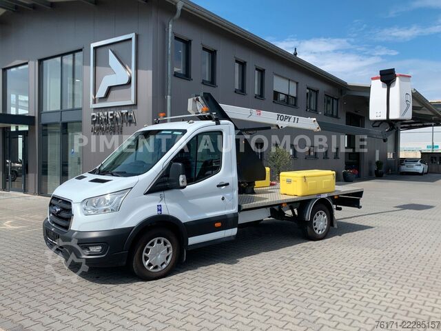 Lastbilsmonterad arbetsplattform FORD Transit 2.0 TDCI Hubarbeitsbühne Topy11 11m RFK