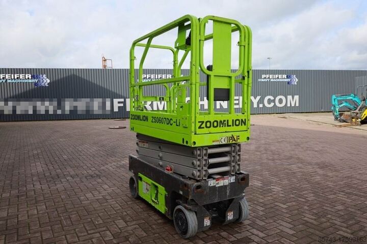Ножничный подъемник Zoomlion ZS0607DC Li Valid inspection, *Guarantee! Electric