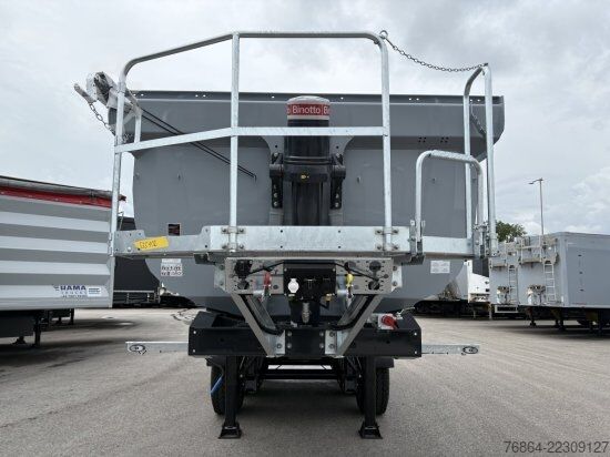 Tipper semitrailer SCHWARZMüLLER STAHLRUNDMULDE 25 M³, LIFTACHSE, ROLLPLANE, SAF ACHSEN,  MEHRERE SOFORT VERFüGBAR