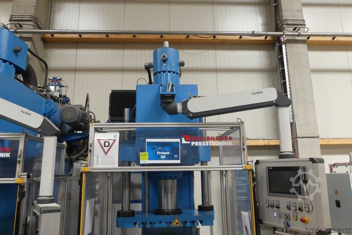ZEULENRODA hydraulic single-column press ZEULENRODA PRESSTECHNIK PYE 100 F