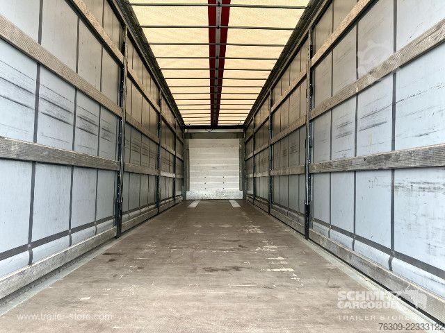 Open oplegger met zeil Schmitz Cargobull Curtainsider Mega Getränke