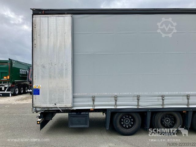 Open oplegger met zeil Schmitz Cargobull Curtainsider Mega Getränke