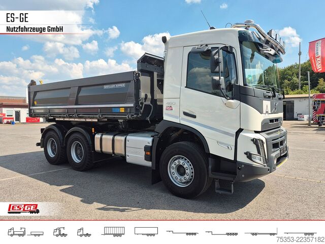 Camion plateau VOLVO FMX 6x4 R Xpress Meiller DSK
