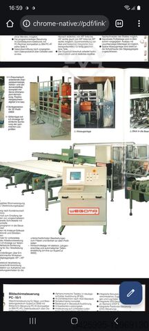 Líneas de producción completas para carpintería de PVC URBAN, WEGOMA SUPERCUT 3000, aks4410,  SV503,WT550