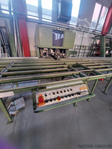 Líneas de producción completas para carpintería de PVC URBAN, WEGOMA SUPERCUT 3000, aks4410,  SV503,WT550
