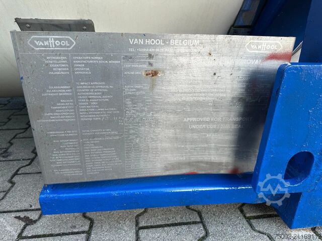 タンクコンテナ Van Hool 20FT SWAPBODY 30.900L, UN PORTABLE T11, 5Y- + C...