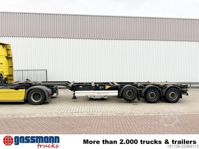 Semi-reboque porta-carroçaria amovível Krone SDC 27 eLTU4 Container-Chassi, 2x Liftachse,