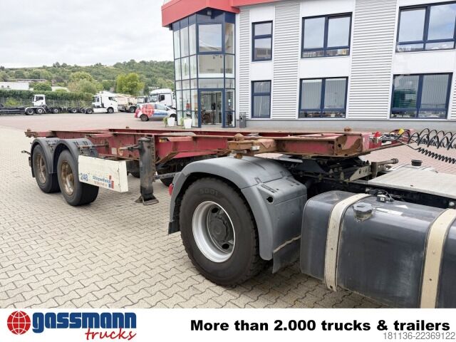 Vekselpåbygg-semitrailer Krone SCZ 18 Container-Chassi