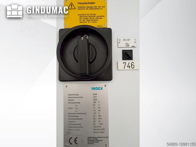 Yatay Torna Makinesi Index B400