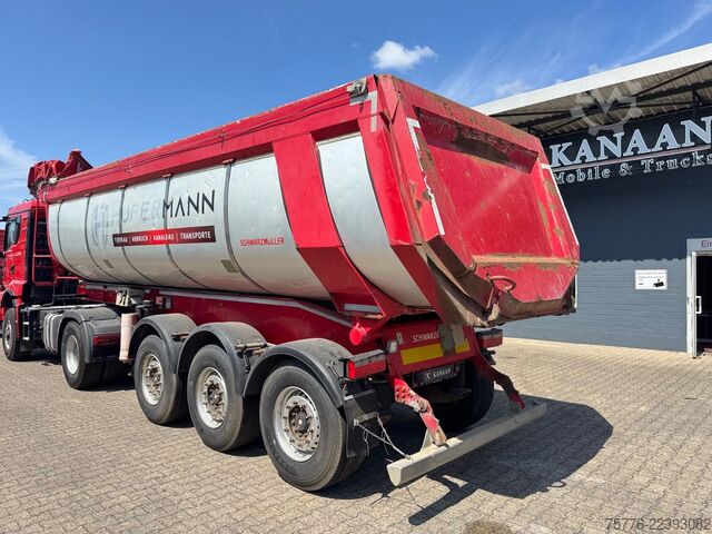 Tipper semitrailer SCHWARZMÜLLER SK Thermomulde Stahl Lift 27,5m³ Hardox