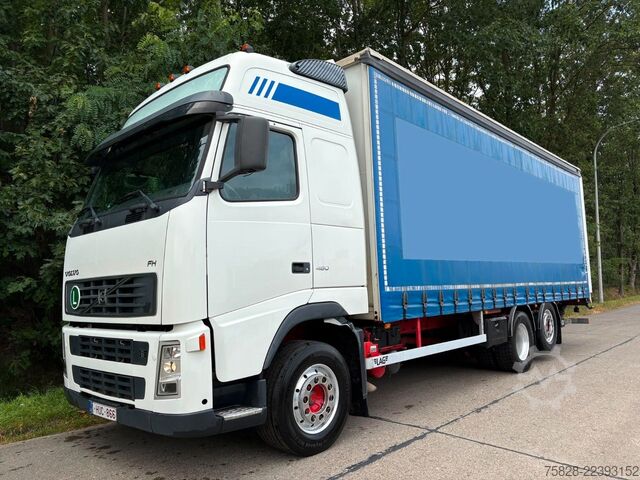 Flatbed truck with tarp VOLVO FH480 / 6x2 / Liftachse