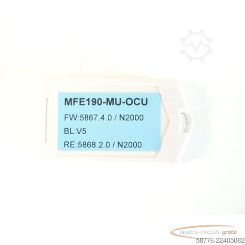 উপাদান ABB MFE190-04UN-06A0-2 Servoumrichter SN W182260104