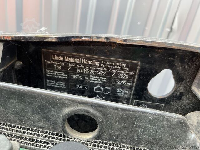 Niederhubwagen Linde T16