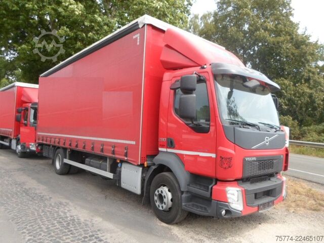 Autocarro con pianale e telone VOLVO FL 280/ LBW/ EDSCHA VERDECK !!