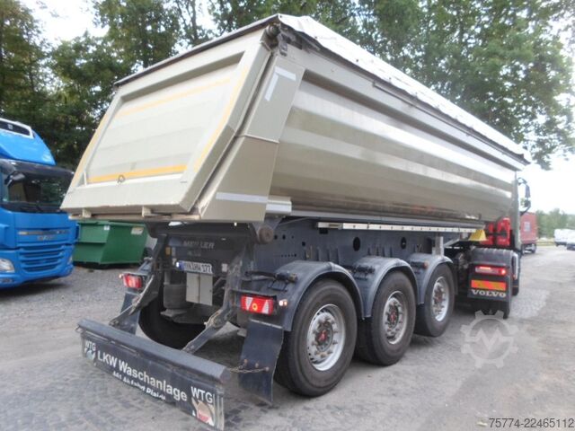 Semirimorchio ribaltabile MEILLER KISA 3/Stahlmulde/ca. 29 m/E-Verdeck