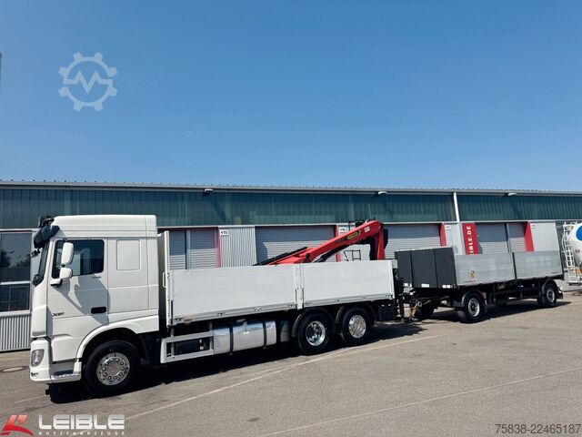 Grúa montada en camión DAF XF 480*Palfinger Kran*Lift/Lenkachse*394 TKM*