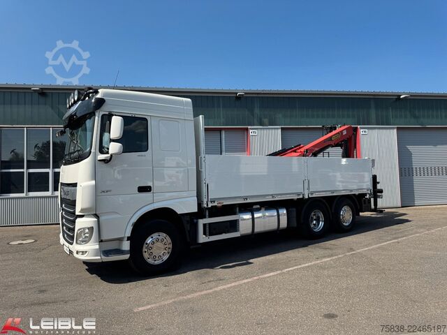Grúa montada en camión DAF XF 480*Palfinger Kran*Lift/Lenkachse*394 TKM*