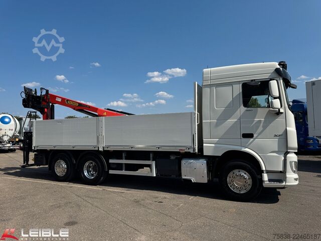 Grúa montada en camión DAF XF 480*Palfinger Kran*Lift/Lenkachse*394 TKM*