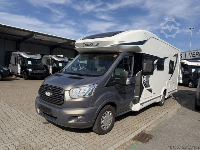 แคมเปอร์กึ่งบูรณาการ CHAUSSON Welcome 737 Klima, SAT/TV, Solar