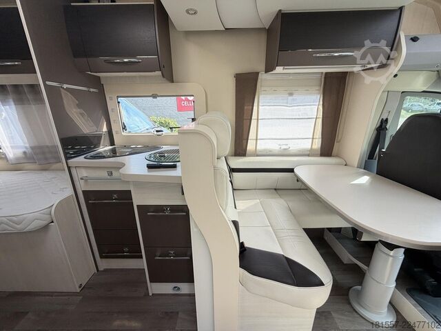 แคมเปอร์กึ่งบูรณาการ CHAUSSON Welcome 737 Klima, SAT/TV, Solar