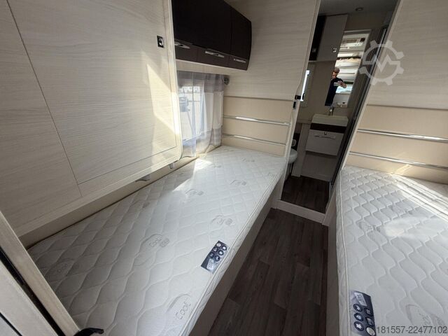 แคมเปอร์กึ่งบูรณาการ CHAUSSON Welcome 737 Klima, SAT/TV, Solar