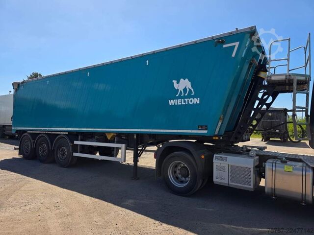 Semirremolque volquete WIELTON 50 cbm Getreidemulde, Pendelklappe,Kornschieber