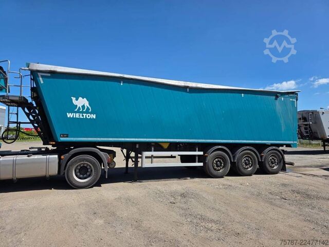 Semirremolque volquete WIELTON 50 cbm Getreidemulde, Pendelklappe,Kornschieber