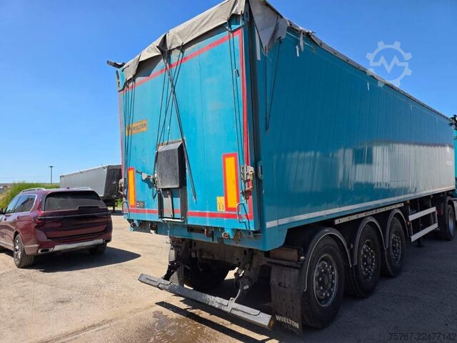 Semirremolque volquete WIELTON 50 cbm Getreidemulde, Pendelklappe,Kornschieber