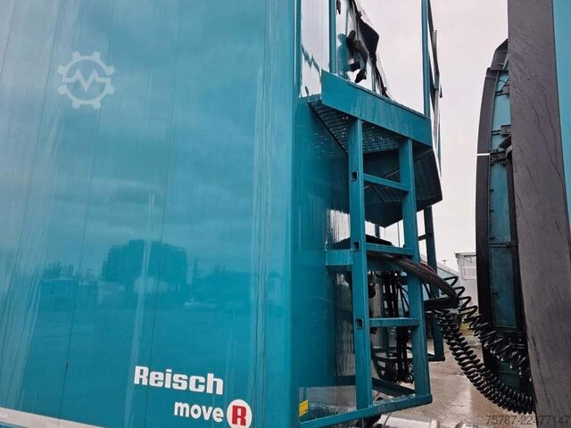 Semirremolque con piso móvil REISCH 65 cbm Schubboden, Lift, SAF Scheibe