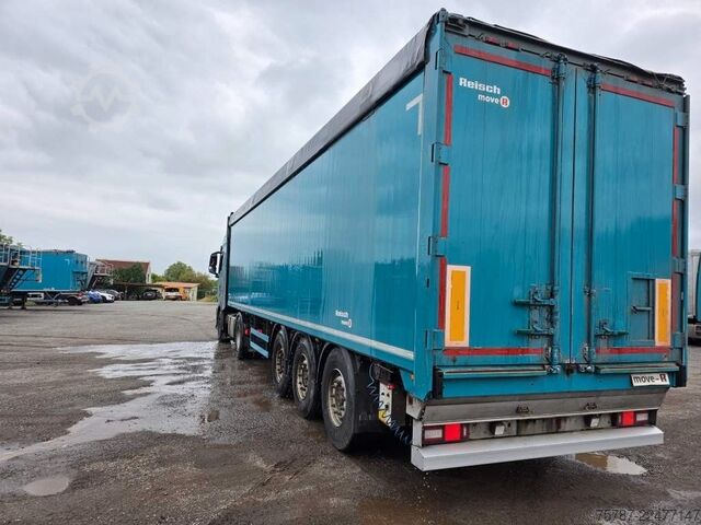 Semirremolque con piso móvil REISCH 65 cbm Schubboden, Lift, SAF Scheibe