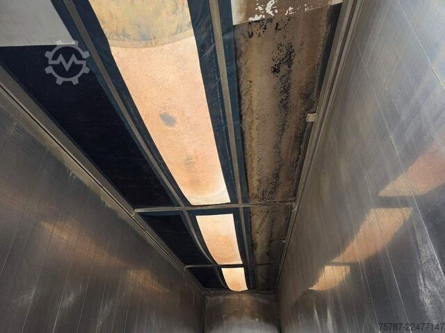 Semirremolque con piso móvil REISCH 65 cbm Schubboden, Lift, SAF Scheibe