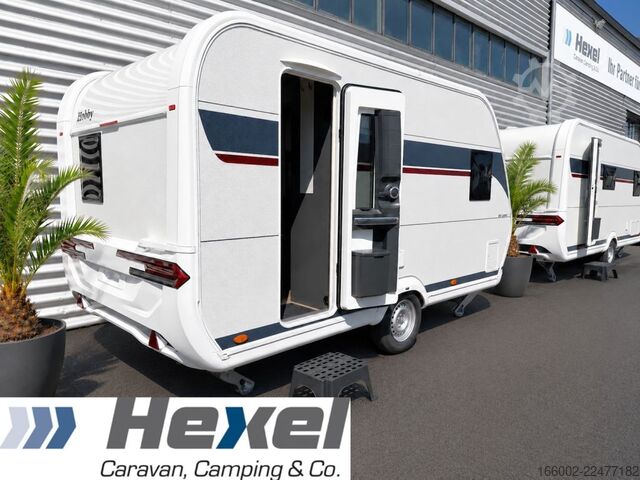 Caravana HOBBY De Luxe 400 SFe Modelljahr 2027 ausgestellt!