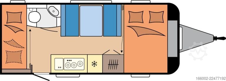 Caravana HOBBY De Luxe 490 KMF Modelljahr 2027 ausgestellt!