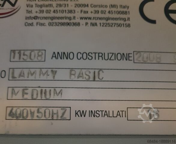 Laminating furnace RCN Lammy Basic 1250 x 2400 mm