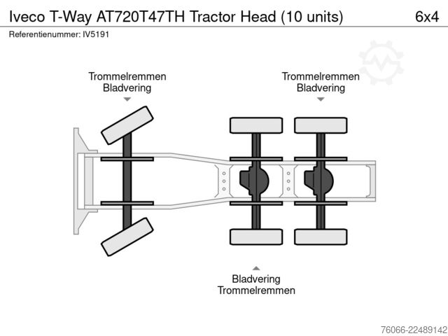 Standard-SZM Iveco T-Way AT720T47TH Tractor Head (10 units)