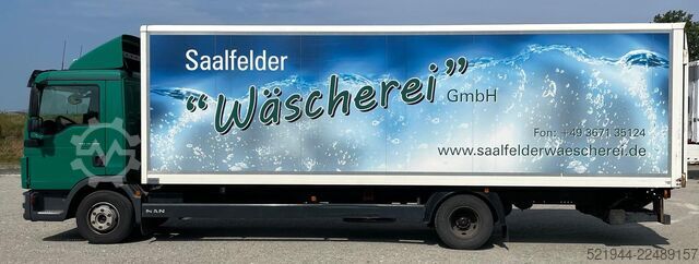 Camião de caixa fechada MAN TGL 12.250 Koffer Ladebordwand BÄR Navi