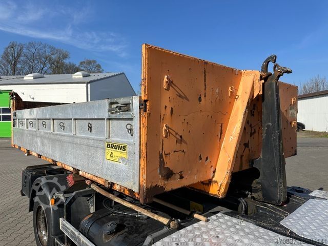 Kravas mikroautobuss ar pašizgāzēju MAN TGL 10.180 BB / Meiller RK 6.45 / 2 x Container