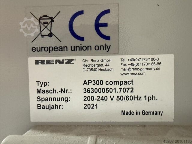 2021 Renz AP 300 COMPACT Renz AP 300 COMPACT