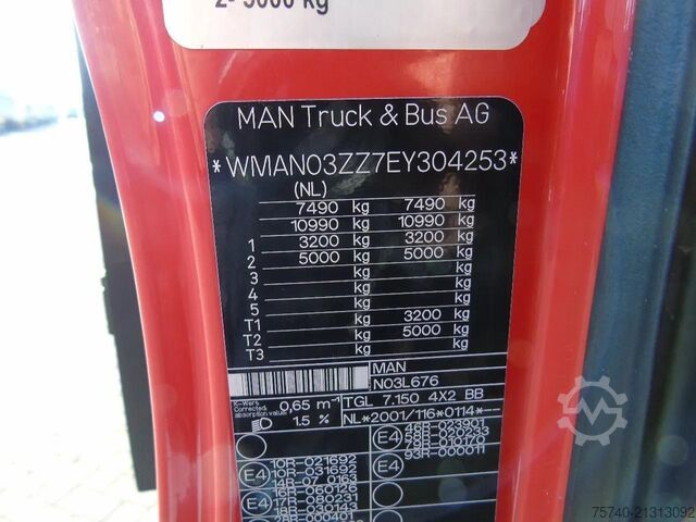 হুক আর্ম সিস্টেম MAN TGL 8.150 + EURO 6