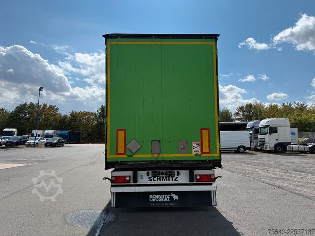 Open semitrailer with tarp SCHMITZ CARGOBULL SCS 24/L EDSCHA XL GETRÄNKE