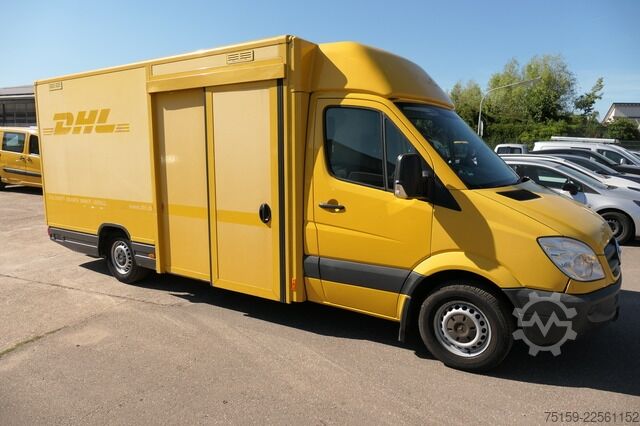 বক্স ভ্যান mercedes-benz SPRINTER 310 CDI MAXI EURO-5 KOFFER REGALE KAMERA DURCHGANG COC