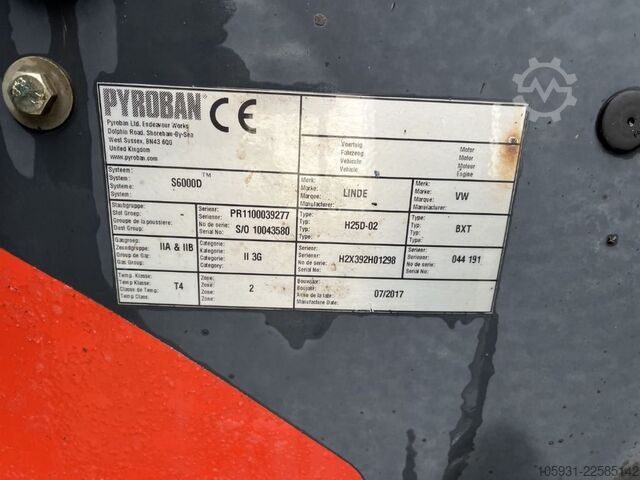 Diesel vorkheftruck Linde H25D-02