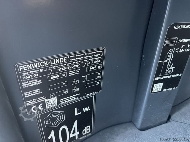 LPG-vorkheftruck Linde H60T-03