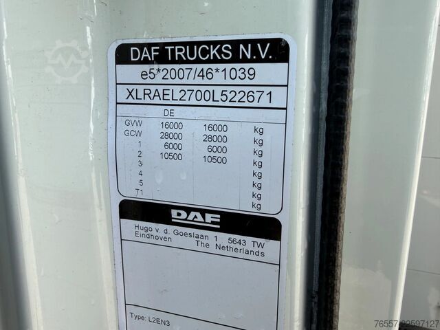 Tarpaulin DAF LF 290 L2EN3