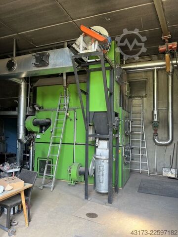 Calefacción y ventilador Heizungsanlage Biomassekessel URBAS 500 KW